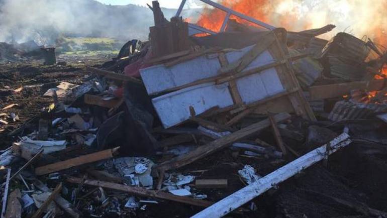Tauranga man to pay $14,000 fine for Burning Demolition Waste in Rotorua