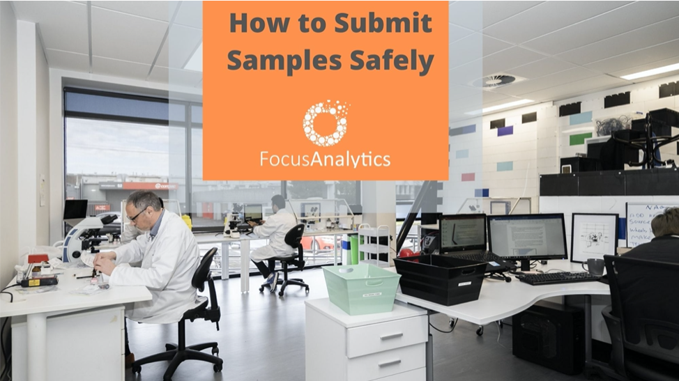 How to submit samples safely